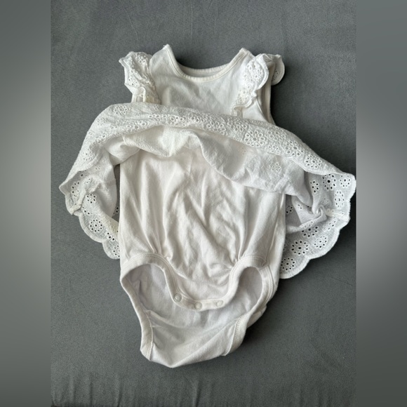 H&M - Dress - Organic cotton - 6 Months - White - Picture 2 of 4